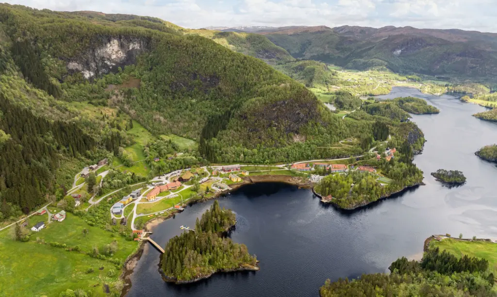 Haugland Rehabiliteringssenter ved Flekkefjorden. Foto: Jostein Vedvik