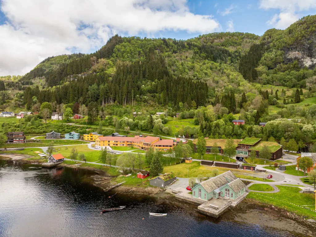 Oversiktsbilde Haugland. Foto: Jostein Vedvik