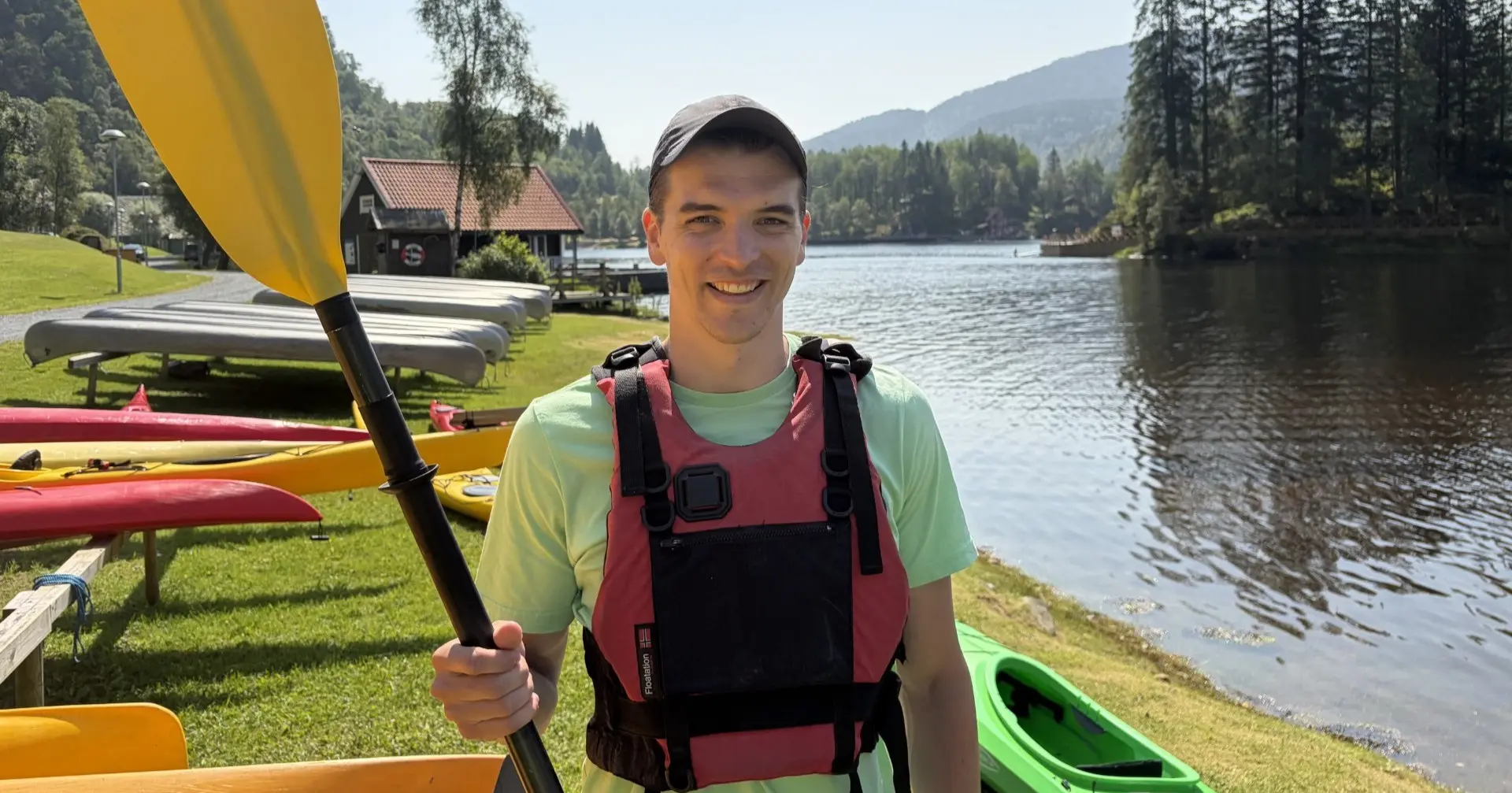 Fysioterapeut Erlend på RKHR