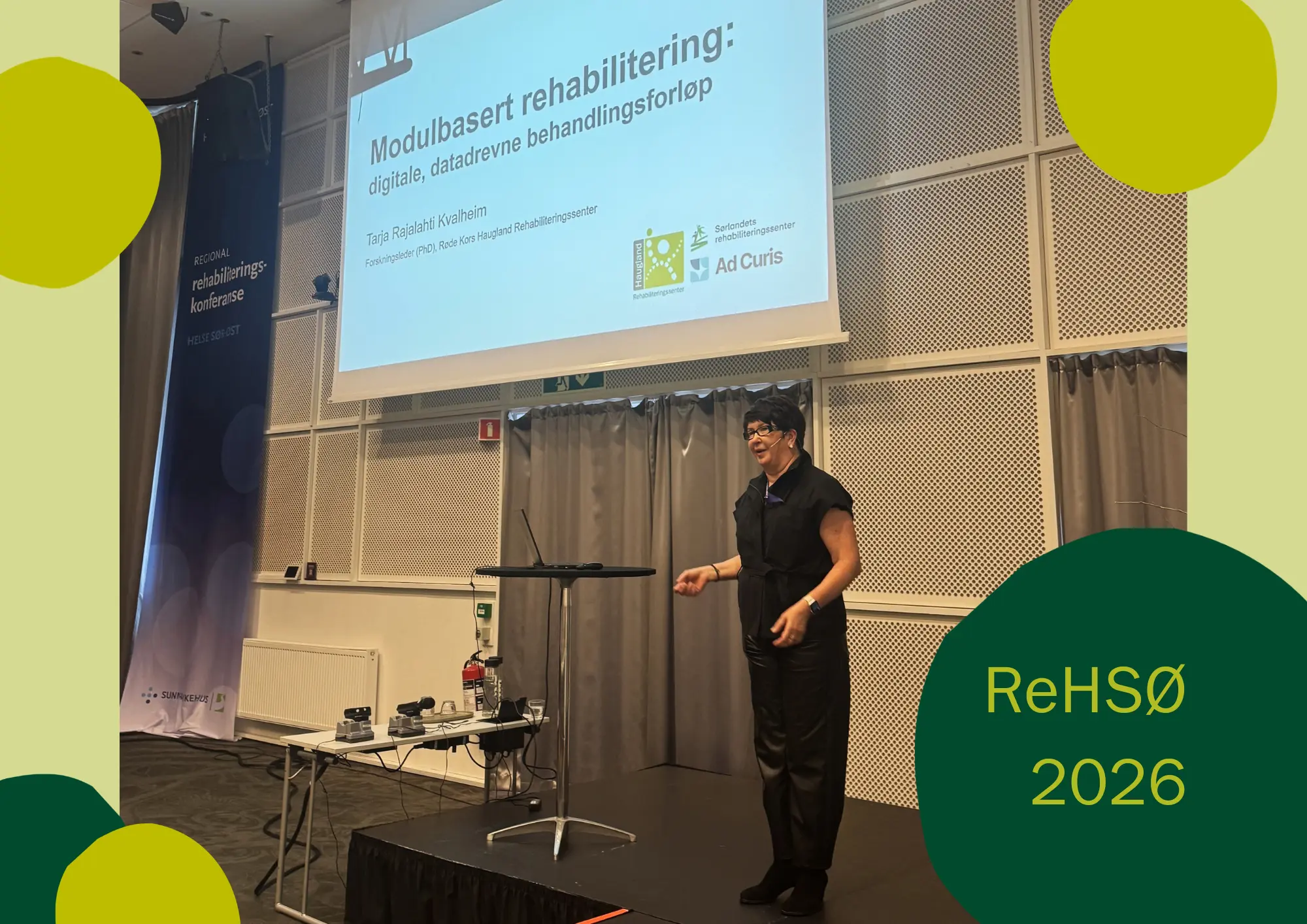 Tarja Rajalahti Kvalheim forskingsleiar RKHR Haugland REHSØ rehabilitering